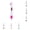 7A, variant on 1Pc 4-in-1 Shuttle Pen with Carabiner Clip, Rose Red Grip Retractable Multi-color Pen for Purses and Work, Convenient Clip-on Ballpoint Pen
