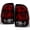 Dark Red / Clear Lens, variant on AKKON - For Chevy Trailblazer SUV Red Clear Rear Tail Light Brake Lamps Taillamps Replacement Pair Left + Right