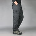 thumbnail image 3 of jsaierl Workout Pants for Men Straight Leg Loose Fit Pants Big & Tall Trousers Fitness Cargo Pants with Multi Pockets, 3 of 7