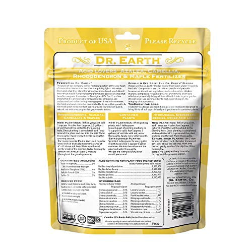 Dr Earth  lbs Azalea, Camellia, Rhododendron Fertilizer