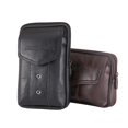 thumbnail image 3 of Bolsa Bolso 10 Uds multifunción para hombre Wdftyju PU riñoneras teléfono cartera cinturón vago negro, 3 of 5