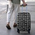 thumbnail image 3 of Black White Skull Cross Pattern Luggage Cover Fashion Suitcase Cover Baggage Covers Fit 25-28 Inch Luggage (Go Travel), 3 of 5