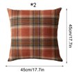 thumbnail image 4 of RKSTN Fall Pillow Covers Autumnstyle Cushion Cover 18x18 Inches 2Piece Set A, 4 of 9