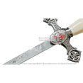 thumbnail image 3 of 33.5" Fraternity Masonic Ceremonial Knights Templar Sword Mason Crusader Chrome, 3 of 6