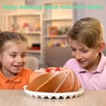 thumbnail image 4 of RYLZX 3 Pack Large Fluted Cake Pan  - Nonstick Fluted Tube Pan, Large Round Silicone Mold for Cake, Brownie, Cornbread, Jello Cake （﻿Grey + Pink + Blue）, 4 of 7