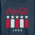 thumbnail image 3 of Coca-Cola - 1886 Stars Stripes - Women's Lightweight French Terry Long Sleeve Shirt, 3 of 5