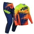 thumbnail image 5 of Willbros MX Motocross Jersey and Pants Set Offroad Dirt Bike Racing Package Unisex Gear Combo Orange (Jersey Adult XXL/Pants W38), 5 of 11
