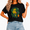 Black-2, variant on UNISHE Women's Vintage Watercolor Red Wild Floral Bouquet Graphic Short Sleeve T-shirt Loose Fit Casual Everyday Tee