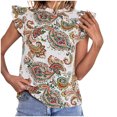 thumbnail image 1 of Blusa Casual OAVQHLG3B Store Cuello Redondo Manga Corta Impreso lin121212 para Mujer, 1 of 4