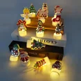thumbnail image 2 of Muñeco de Papá Noel, decoraciones navideñas LED, decoración para el hogar 2024, muñeco de alce, adornos navideños, regalos de Navidad, feliz año nuevo, 2 of 5
