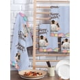 thumbnail image 2 of Blue Easter Kitchen Dish Towels for Drying Dishes Set of 4, Spring Cartoon Bunny Colorful Eggs Wood Grain Waffle Weave Microfiber Hand Tea Bathroom Towels Quick Dry & Absorbent Towel 15.7x23.6, 2 of 7