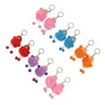 thumbnail image 4 of Plush Doll Keychain, Soft Mix Color Children Toy Decorative DIY Gift Cute Keyring Pendant 12pcs  for 7 To 14 Years Old for Backpack, 4 of 8
