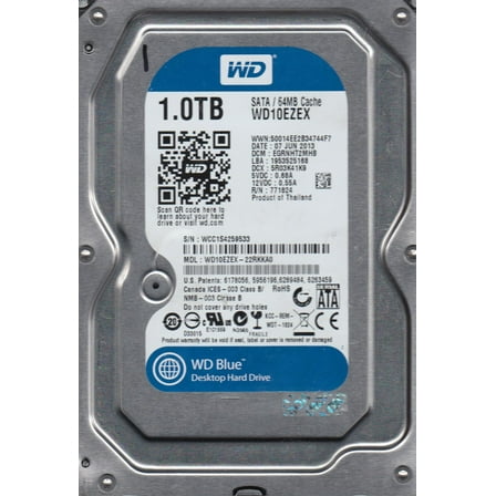 WD10EZEX-22RKKA0, DCM EGRNHT2MHB, Western Digital 1TB SATA 3.5 Hard Drive