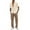Beige Brown, variant on Men's 2 Piece Outfit Casual Short Sleeve Button Down Shirt Beach Summer Loose Pant Sets