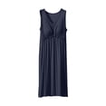 thumbnail image 1 of Robes d'Été pour Femmes Longues Sans Manches Décontractées Robe Maxi Tissu Extensible 4 Directions 1 Pce, 1 of 6