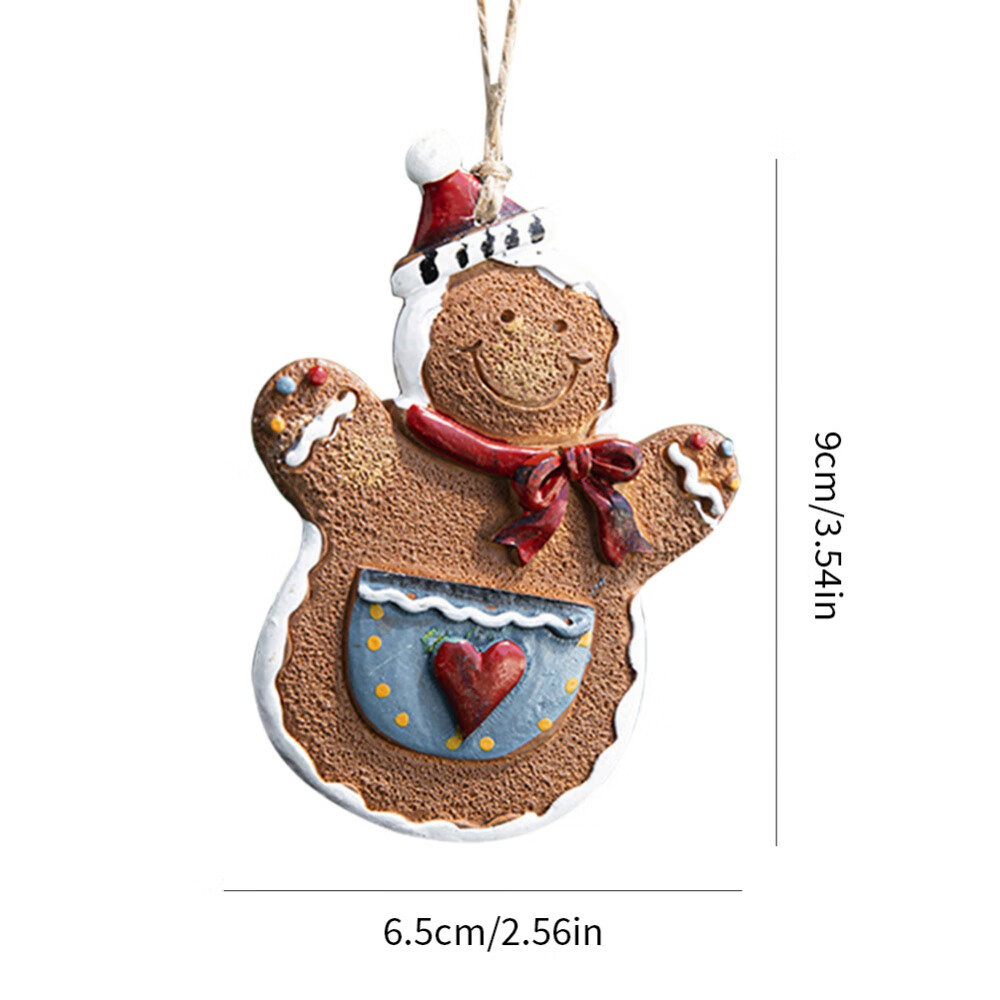 Jlong Christmas Tree Fried Gingerbread Man Pendant Gingerbread Man