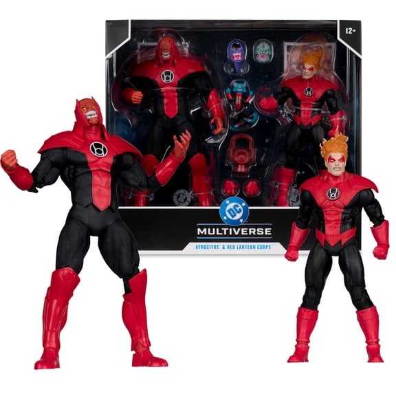 Atrocitus and Red Lantern Corps (DC Multiverse: Green Lantern) 7" Action Figures - McFarlane Toys