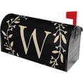 thumbnail image 3 of Classic Monogram Letter W Mailbox Cover Magnetic Standard Size Waterproof Letter Post Box Cover Wrap Oversize Decoration Welcome Home Garden Outdoor 21" Lx 18" W, 3 of 6