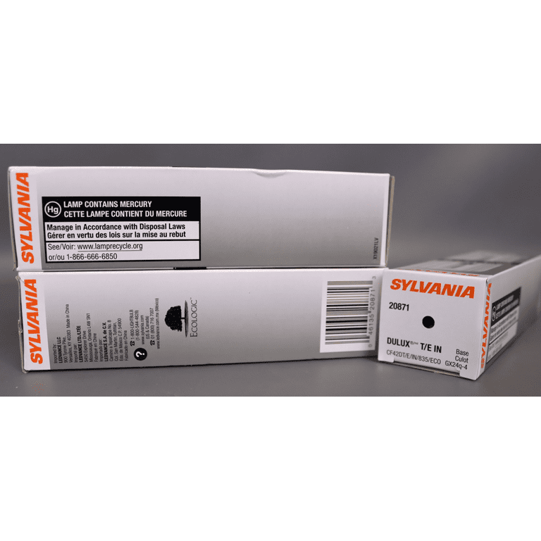 Sylvania 20871 CF42DT/E/IN/835/ECO 42-Watt 3500K 4-Pin Triple Tube