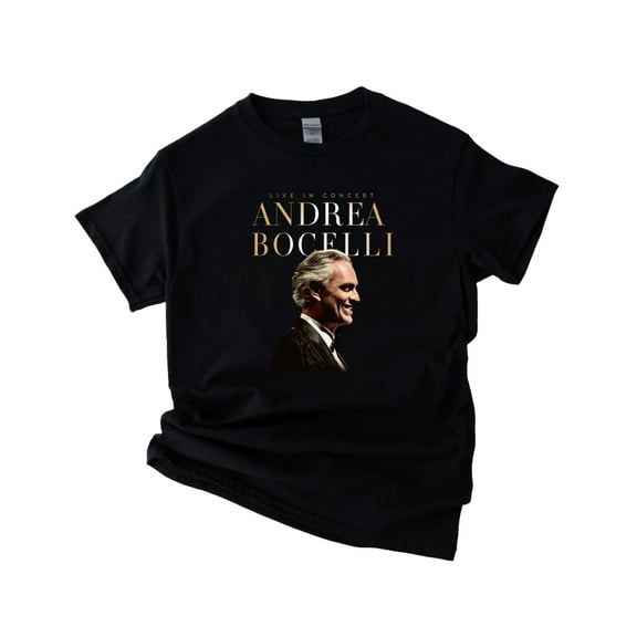 Andrea Bocelli 30th Anniversary World Tour 2024 Concert Gift Unisex T-Shirt, up to 5XL