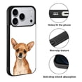 thumbnail image 2 of WIRESTER Shockproof Soft Rubber Cover Case for Apple iPhone 17 Pro 6.3" 2025, Fawn Apple Head Chihuahua Dog, 2 of 5