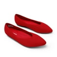 thumbnail image 6 of Women Comfort Ballet Flats Pointed Toe Lightweight Knit Shoes with Memory Foam Insole Non Slip Sole Dressy Casual Everyday Wear, 6 of 6