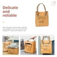 thumbnail image 4 of WORGEOUS Bolsa de caja bento de Kraft Bag Kraft Paper Bento BoChing Bold de almuerzo Suministros para el hogar, 4 of 9