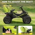 thumbnail image 6 of East doll 24V Big Kids Ride on Toys, Electric Power Ride on Car for Kids, 4 Wheeler, 4WD 800W Motors ATV for Kids, 5MPH, Parent Remote, Music, Green, 6 of 7