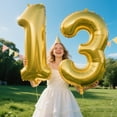 thumbnail image 6 of 40 Inch Gold Balloon Number 3 Balloon,Number Balloons Gold Big Giant Jumbo Number 3 Foil Mylar Balloons for 13th Birthday Party Anniversary Events,Wedding Anniversary Party Decorations, 6 of 15