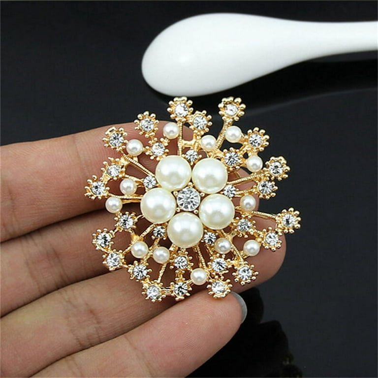 Cheap 3 Pcs Women'S Clothing Brooch Set Pearl Brooches For Women