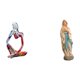 thumbnail image 1 of Figura Abstracta De La Virgen María Pensadora En Resina. Escultura Decorativa Coleccionable Para Oficina, Dormitorio, Escritorio, Estantería O Cajón., 1 of 8