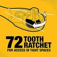 thumbnail image 4 of DEWALT Mechanics Tools Kit and Socket Set, 204-Piece (DWMT72165), 4 of 5