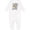 AA-White, variant on My Great Grandma Loves Me with Sloth and Hearts Baby Romper Coveralls