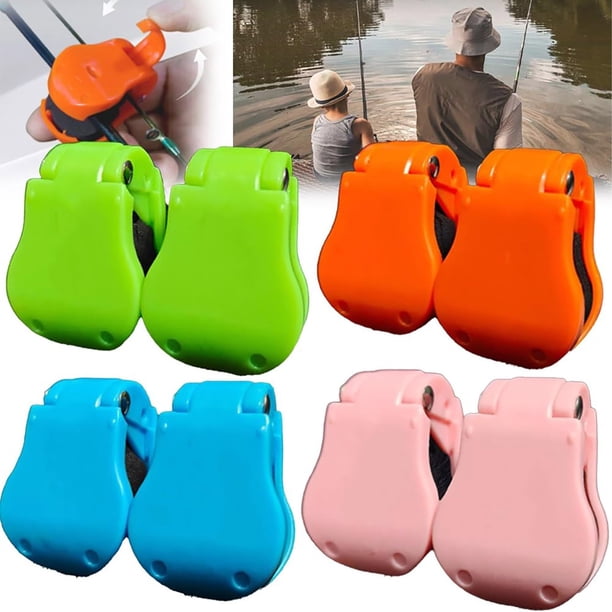 Soporte Multifuncional Para Cañas De Pescar, Paquete De 2 Organizadores De Cañas De Abs Con Esponja De Alta Elasticidad Para Un Almacenamiento Sin Enredos, Transporte Seguro Para Playa,