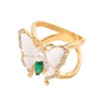 thumbnail image 1 of Anillo para bufanda con mariposa de diamantes de imitación, clip para corbata de camiseta de mujer, chal, bufandas de seda, soporte para anillos, broche, hebilla deslizante, accesorios de ropa, 1 of 8