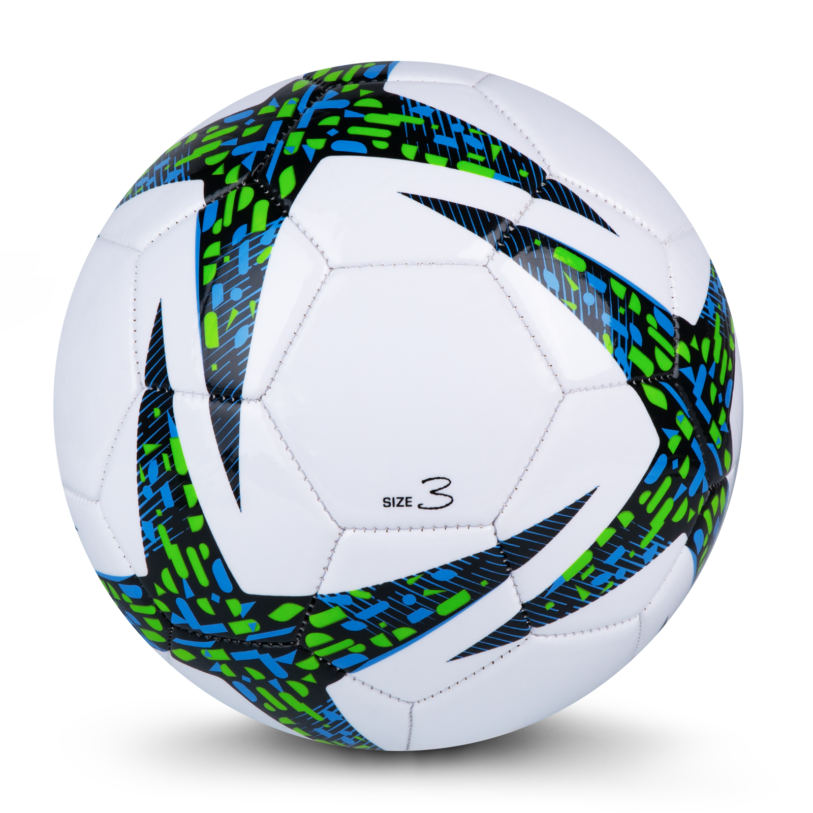 Athletic Works Size 3 Soccer Ball, Blue