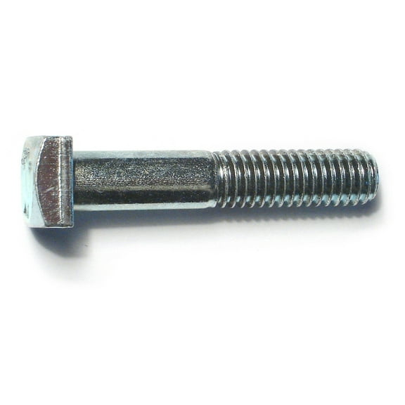 3/8"-16 x 2" Zinc Grade 2 / A307 Square Head Bolts (10 pcs.)