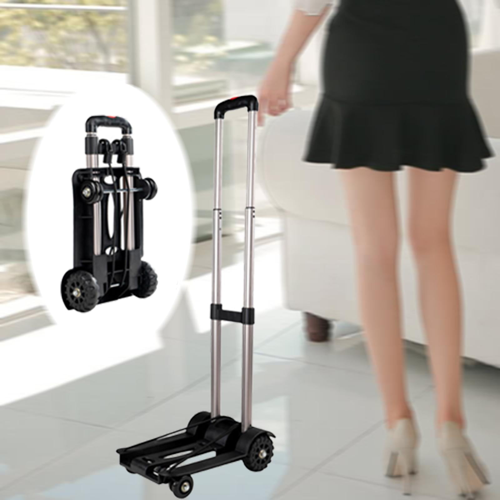 jiaping Folding Hand Truck Foldable Hand Cart 40kg Load Capacity Foldable Platform Truck
