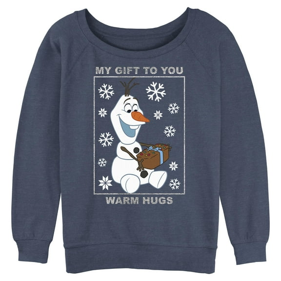Juniors Frozen Warm Hugs From Olaf Sweatshirt