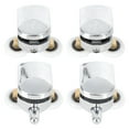thumbnail image 4 of HEMOTON 2 Sets Bathroom Shower Door Roller Shower Room Door Accessories 5.5x3.7cm Silver, 4 of 6