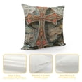 thumbnail image 4 of Throw Pillow Cases, Retro Cozy Square Decorative for Home Sofa Bedroom Car Office, 4 of 5