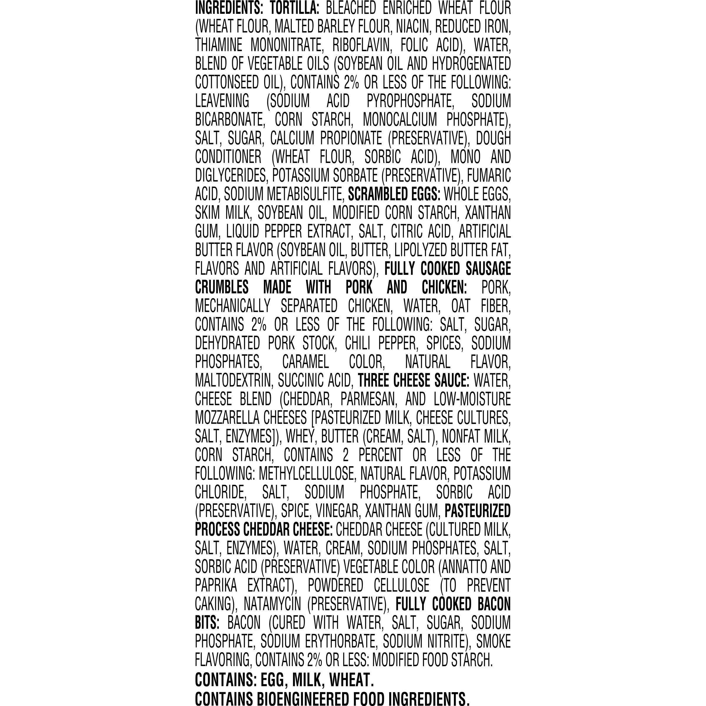 Jimmy Dean Meat Lovers Breakfast Burritos 17 oz, 4 Count (Frozen