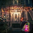 thumbnail image 3 of Hat Glowing LED Lighting Garden Hat Decoration Hanging Cap for Halloween Party  Type 2  Red, 3 of 9