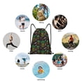 thumbnail image 6 of Daiia Pineapples Pattern Drawstring Backpack, Gym Bag, Lightweight Backpack, Water-Resistant Bag Travel Sports Backpack, Fitness Bag, Yoga Bag-Medium, 6 of 6