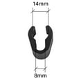 thumbnail image 4 of Microphone Stand Cable Clips Boom Pole Cable Clips Clamp Plastic Mount 32 Pcs Small Size, 4 of 9