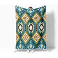 thumbnail image 4 of Aztec Throw Blanket, Native American Indian Western Tribal Navajo Pattern Warm Cozy Bed Couch Blanket, Southwestern Print Fleece Flannel Throws and Blankets Livingroom Bedroom Decor, 4 of 6