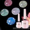 thumbnail image 2 of Nail Art Broken Nail Gel Polish Diamond Nail Polish Glue Silver Reflective Glitter, 2 of 5