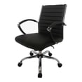 thumbnail image 4 of Corrigan Height Adjustable Faux Leather Office Chair, Small, Black and Chrome, 4 of 9