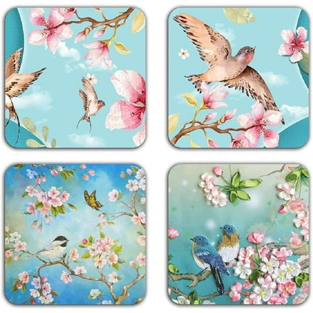 

Made of Polyester Fabric and Recycled Rubber Coaster Set - Set of 4
