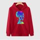 thumbnail image 4 of Sudadera de Cuello Redondo Para Mujer, Sudaderas Con Capucha de Gran Tamaño, Sudadera Con Patrón de Cosplay Para Otoño E Invierno, Abrigo Con Estampado de Características Odeerbi ODB139142, 4 of 8